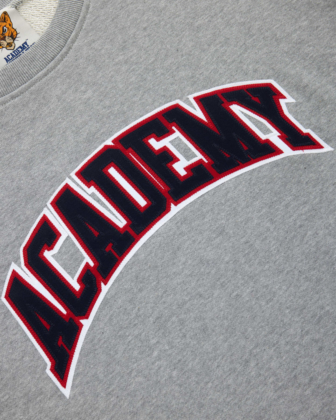 The Bookstore Crewneck, Navy/Red