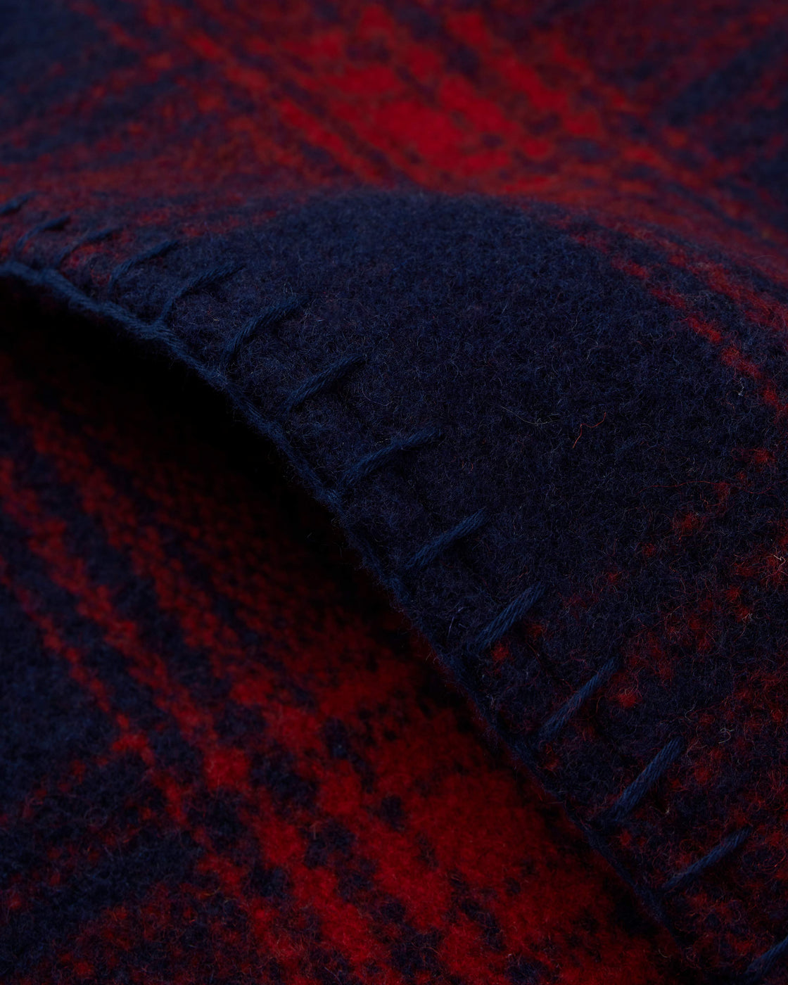 The Outsider Scarf, Red/Blue Plaid