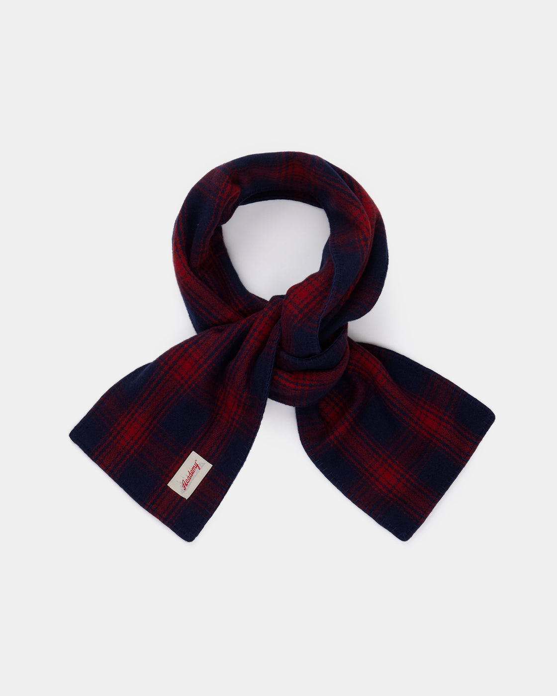 The Outsider Scarf, Red/Blue Plaid